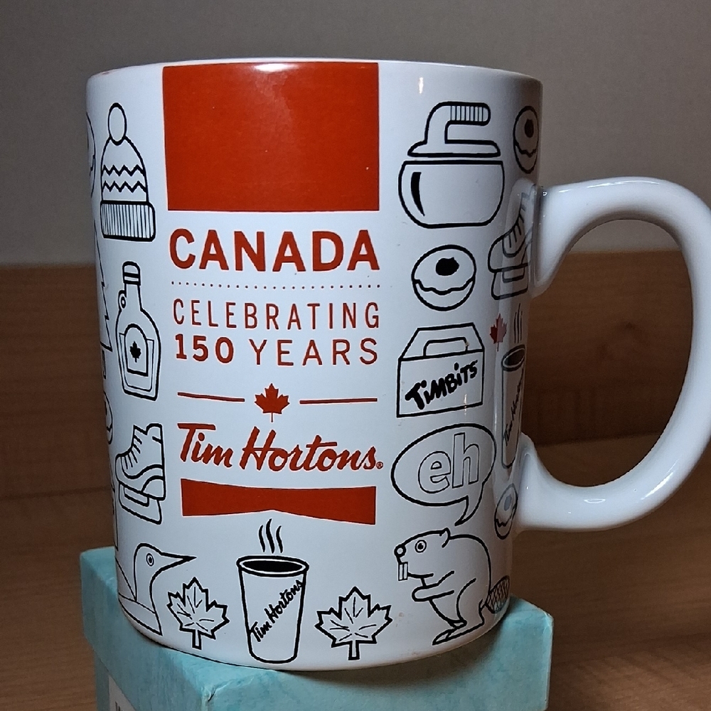 Tim Hortons Canada Celebrating 150 Years Anniversary Mug 2017 Limited Edition